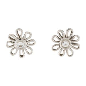 Tiffany & Co Daisy Earrings Platinum, Diamond